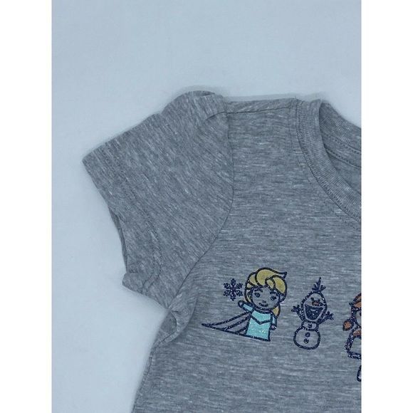 Toddler Girls Disney Frozen 'Cool Times Cool Friends Graphic T-Shirt 2T 3T 4T 5T - Picture 7 of 11